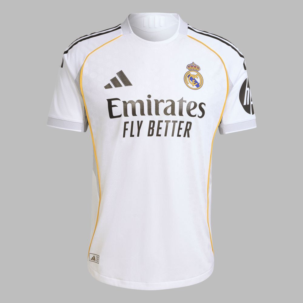 Camiseta adidas Hombre Local Real Madrid 25 Authentic-Blanco