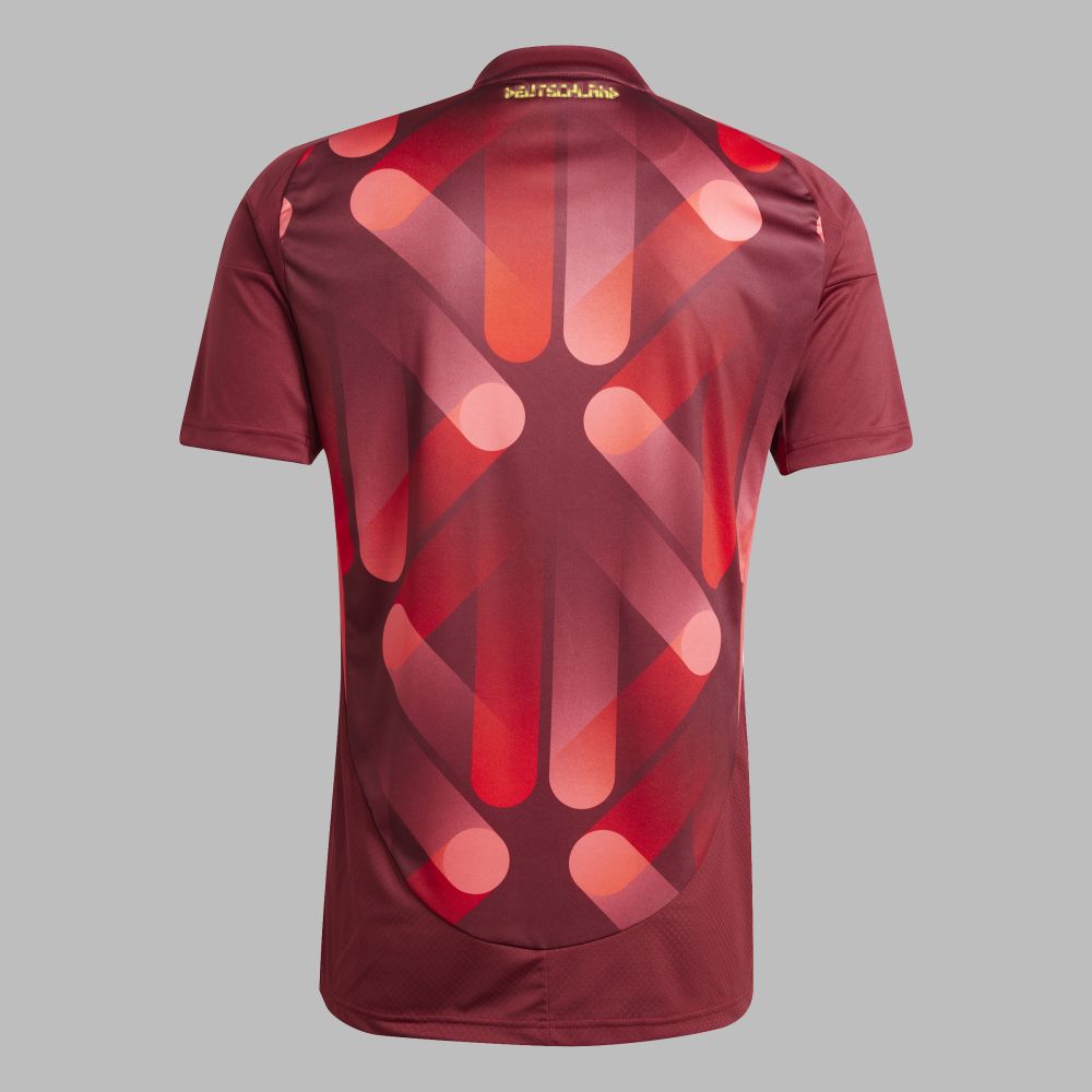 Camiseta adidas Mujer 2da de Alemania 25(Sele Mujer)-Rojo
