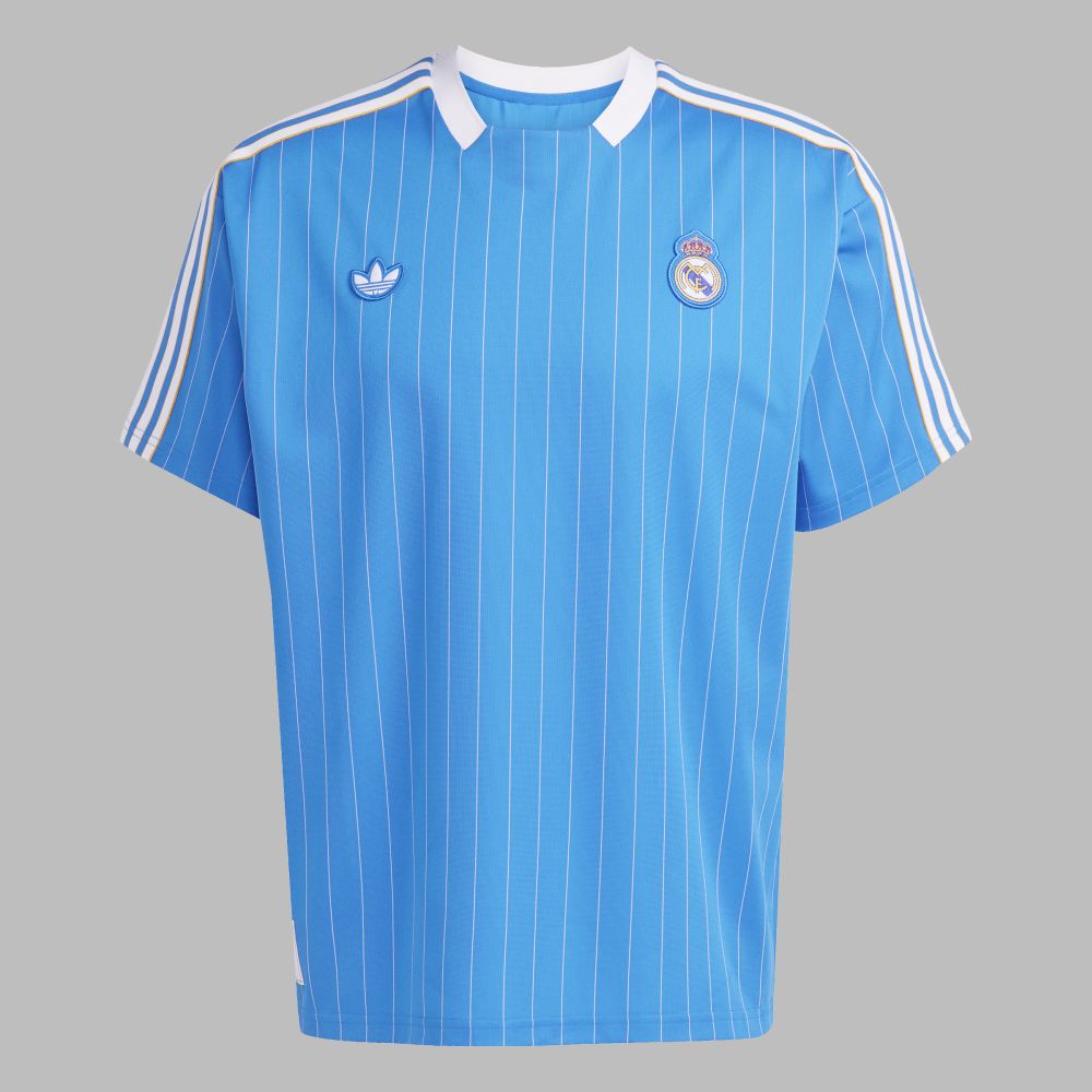 Camiseta adidas Hombre Real Madrid Terrace Icons Azul