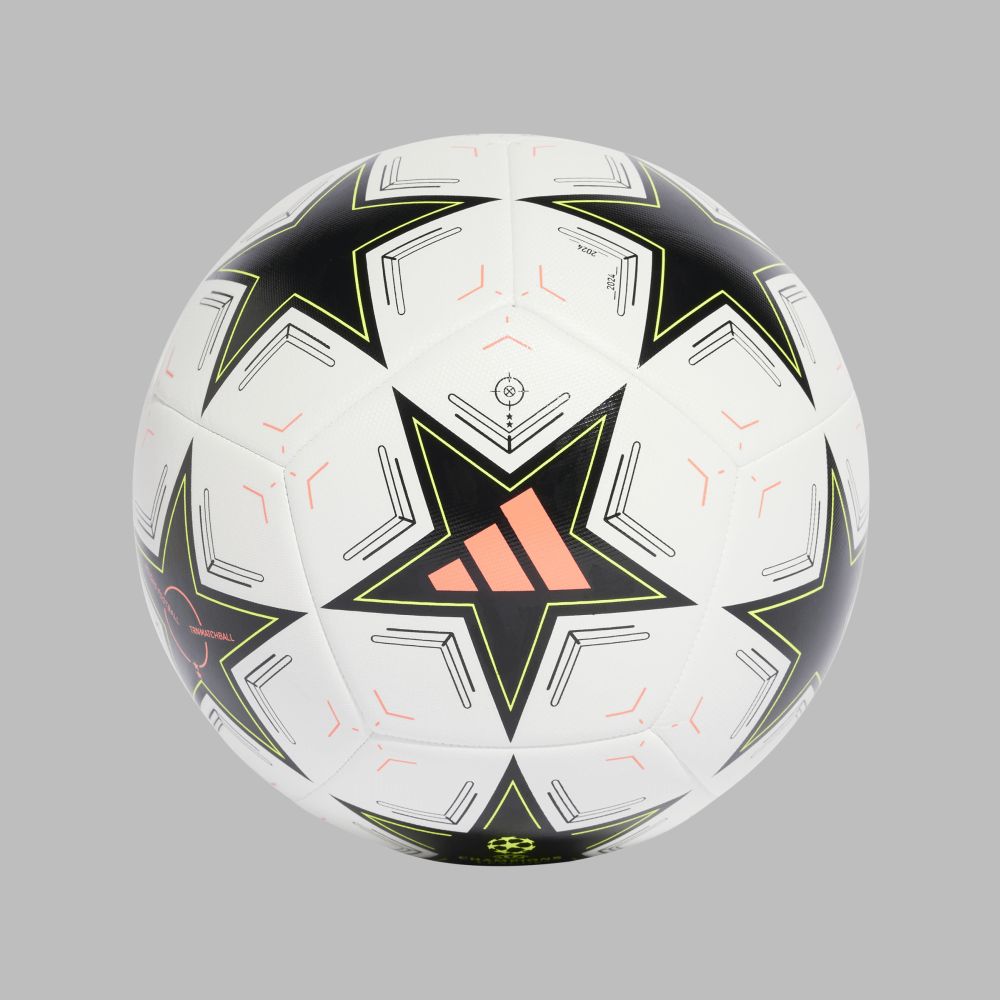 Balón adidas UCL Training 24/25 League Phase-Blanco-Negro
