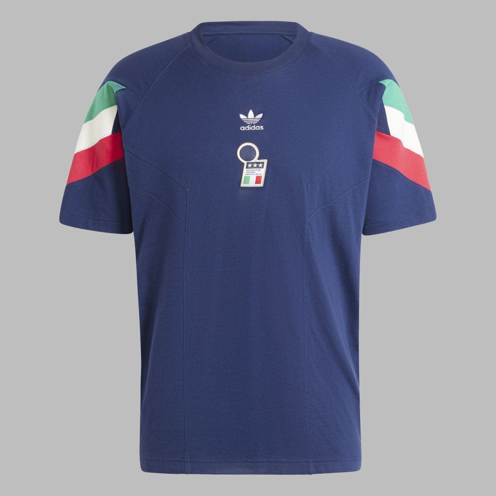 Camiseta adidas Hombre Italia Originals - Azul