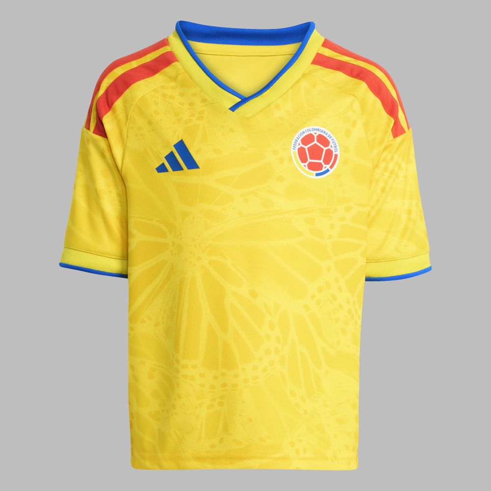 Conjunto adidas Kids Local Colombia 2026 - Amarillo