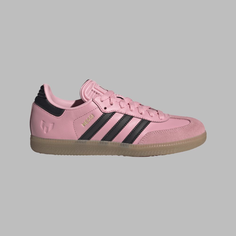 Tenis adidas Kids Samba Messi Cancha Cubierta - Rosado