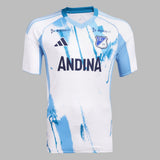 Camiseta adidas Hombre Millonarios Visitante - Blanco - Azul