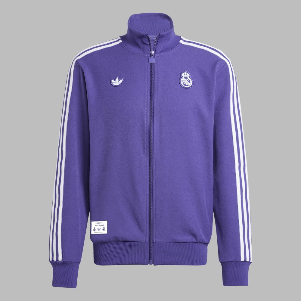 Chaqueta adidas Hombre Real Madrid Terrace Icons - Morado