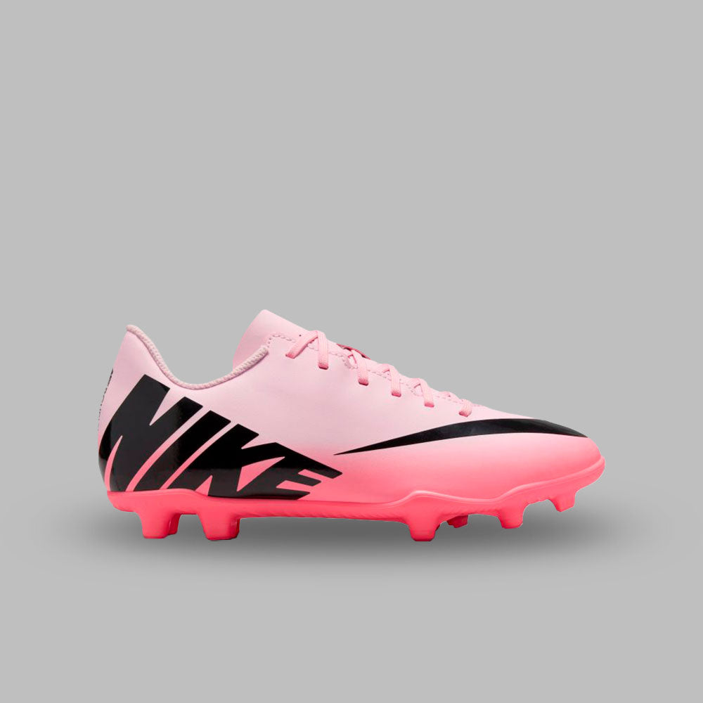 Guayos Nike Kids Jr Vapor 15 Club FG/MG - Rosa-Negro