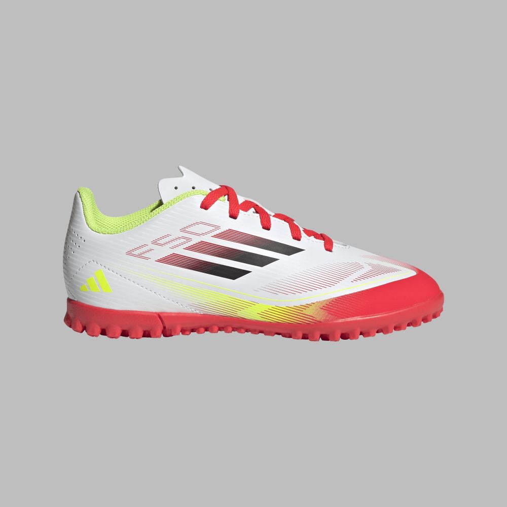 Torretin adidas Kids F50 Club Tf-Blanco-Rojo