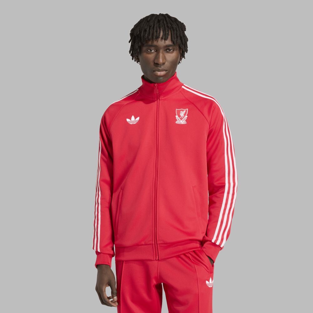 Chaqueta adidas Hombre Deportiva Originals Liverpool FC - Rojo