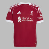 Camiseta adidas Kids Liverpool FC 25/26 Home - Rojo - Blanco