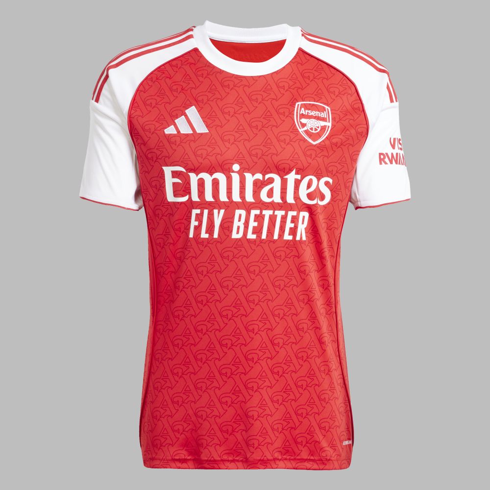 Camiseta adidas Hombre Local Arsenal 25/26  - Rojo