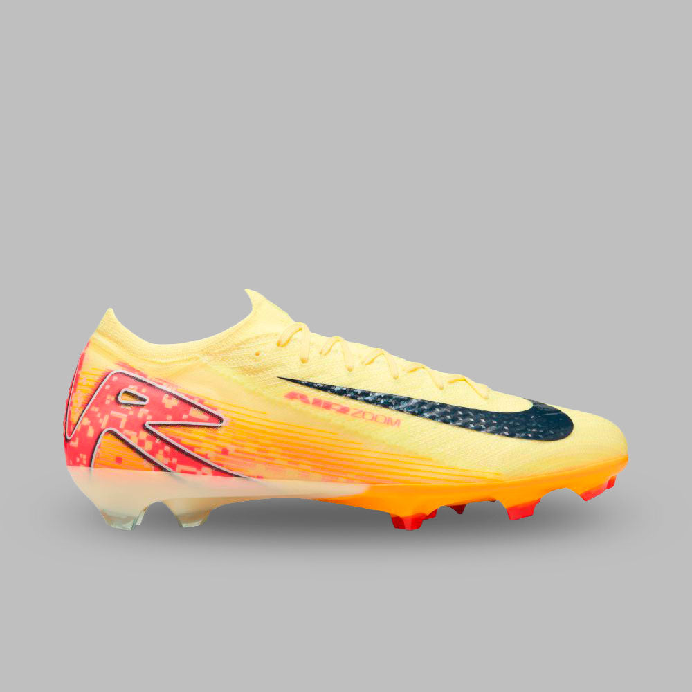 Guayos Nike Hombre Zm Vapor 16 Mbappé FG - Naranja-Rosado
