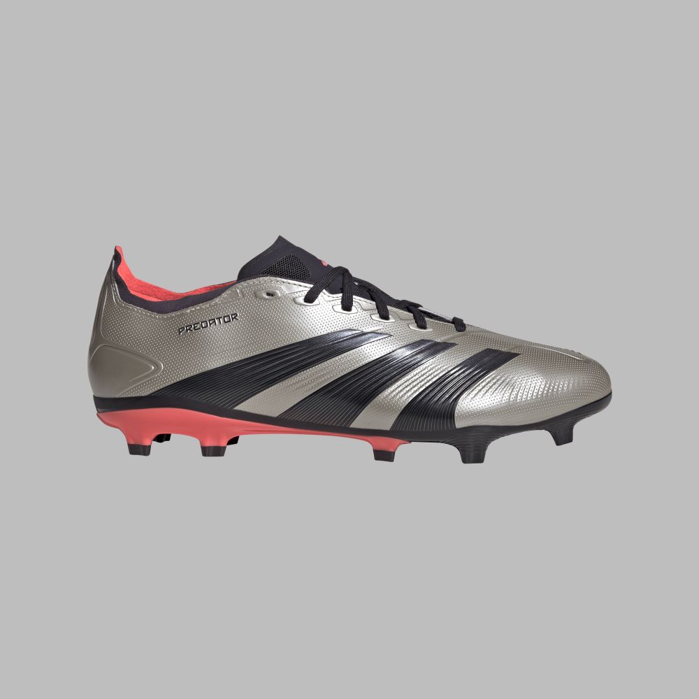 Guayos adidas Hombre Predator League FG - Gris-Negro