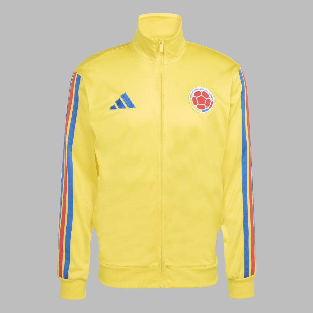 Chaqueta adidas Hombre deportiva con ADN de Colombia - Amarillo