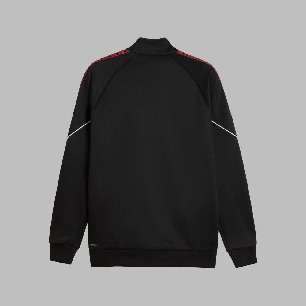 Chaqueta Puma Hombre KING Anthem del AC Milan - Negro - Rojo