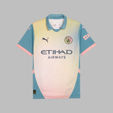 Camiseta Puma Hombre Manchester C. 24 4ta Edición- Rosa-Azul