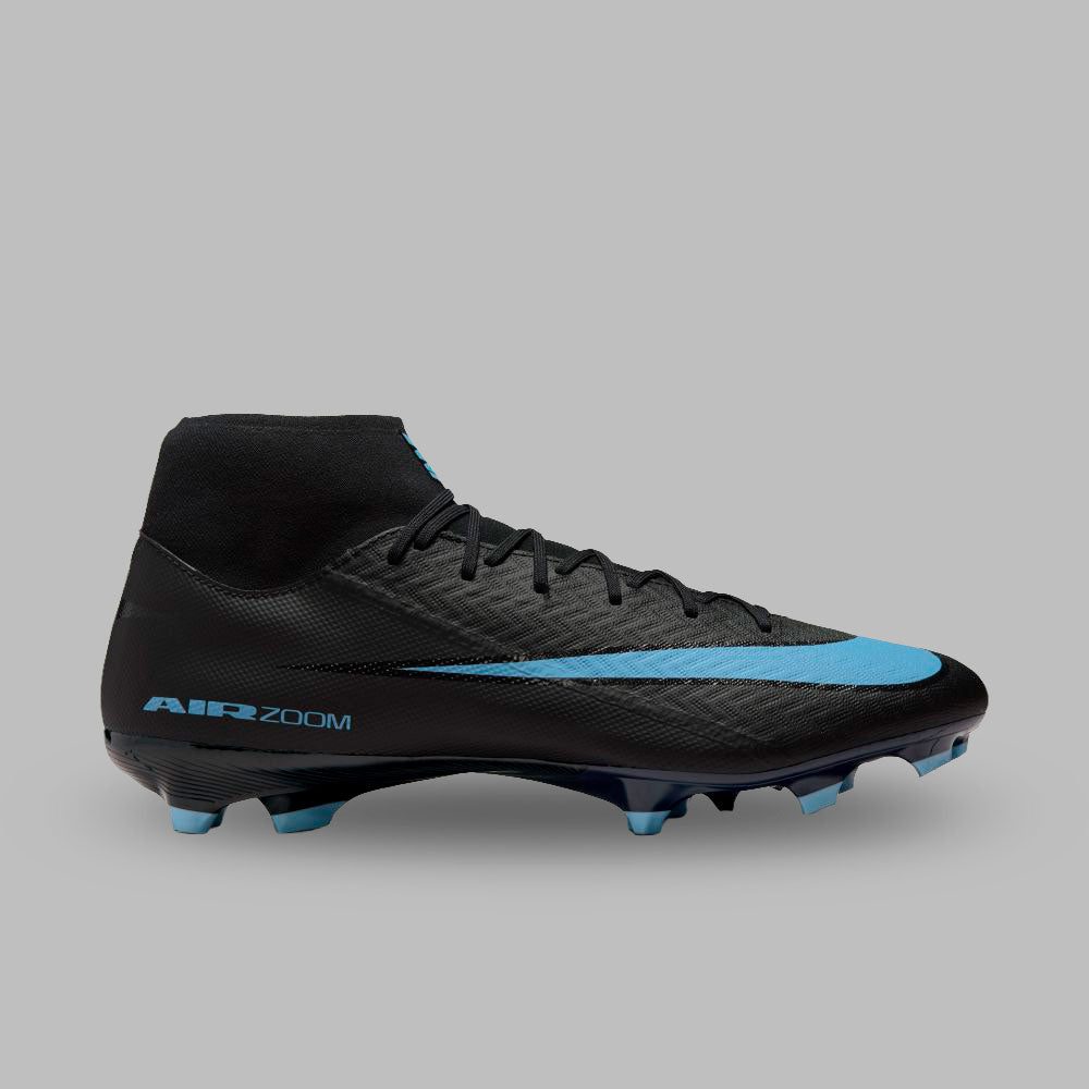 Guayos Nike Hombre Superfly 10 Academy MG- Negro - Azul