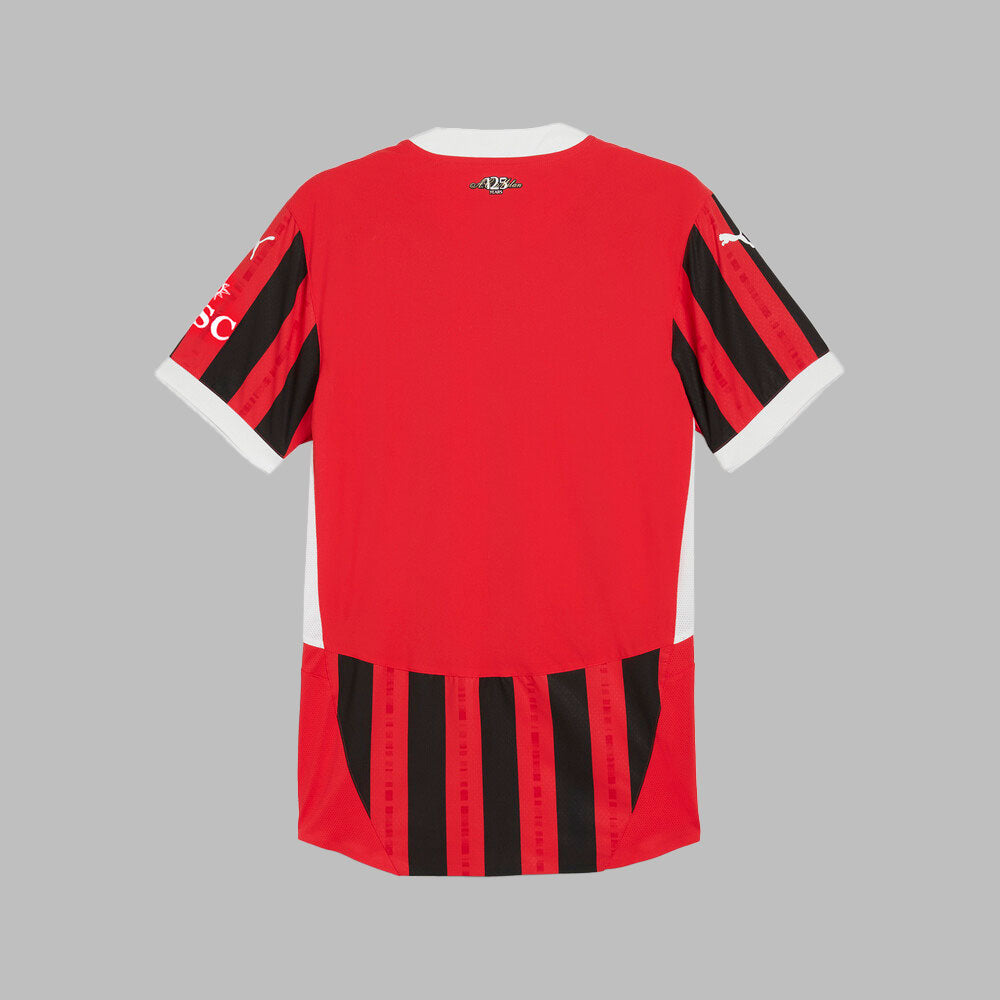 Camiseta Puma Hombre Local del AC Milan 24/25- Rojo-Negro
