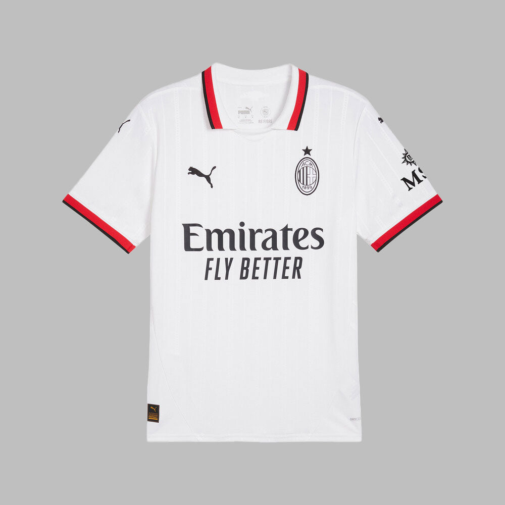 Camiseta Puma Hombre Visitante Del Ac Milan 24/25- Blanco