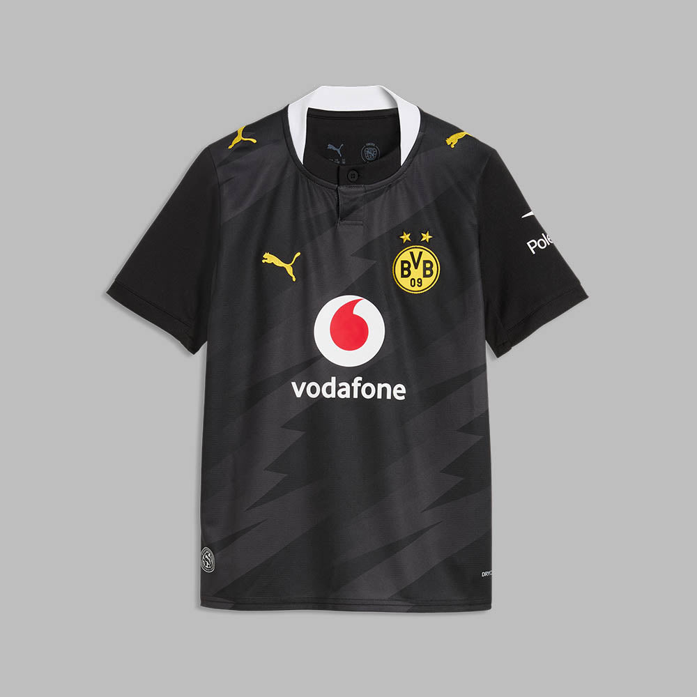 Camiseta Puma Kids Visitante Borussia Dortmund 26/27 - Negro - Fútbol | Uso casual y entrenamiento