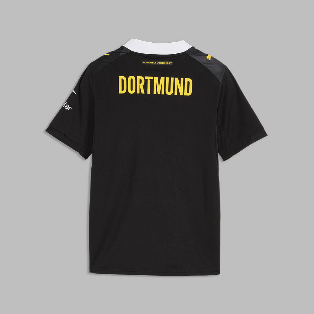 Camiseta Puma Kids Visitante Borussia Dortmund 26/27 - Negro - Fútbol | Uso casual y entrenamiento