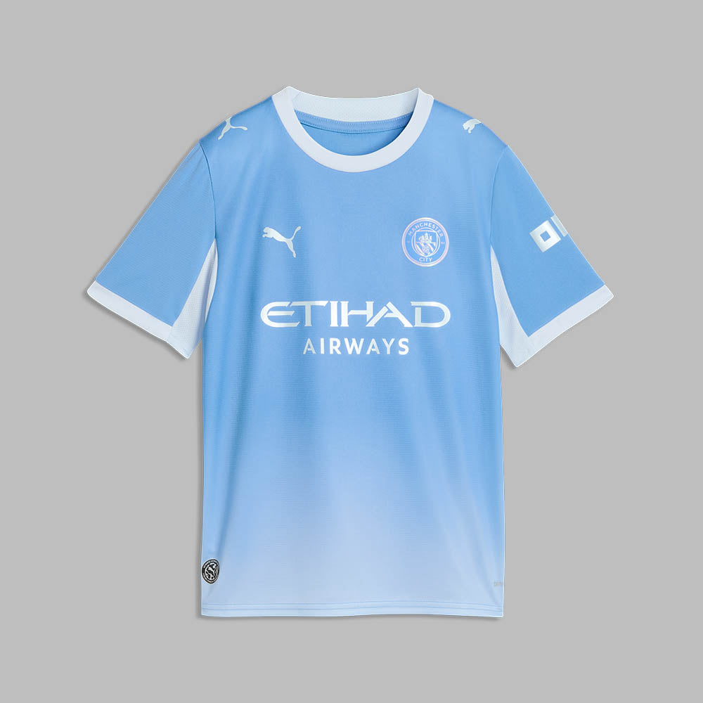 Camiseta Puma Kids Local Manchester City 26/27 - Azul - Fútbol | Uso casual y entrenamiento
