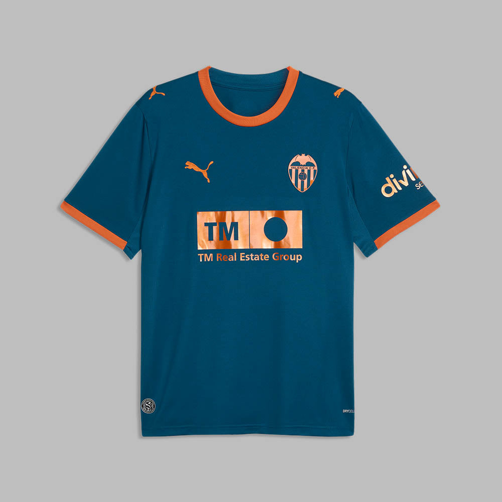 Camiseta Puma Hombre Visitante Valencia CF 26/27 - Azul - Fútbol | Uso casual y entrenamiento