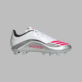 Guayos adidas Kids F50 Messi Club FG/MG - Blanco/Plateado