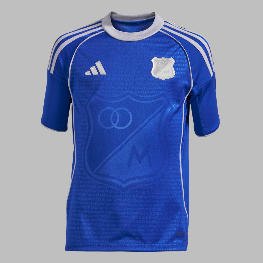Camiseta adidas Kids Local Millonarios 2026