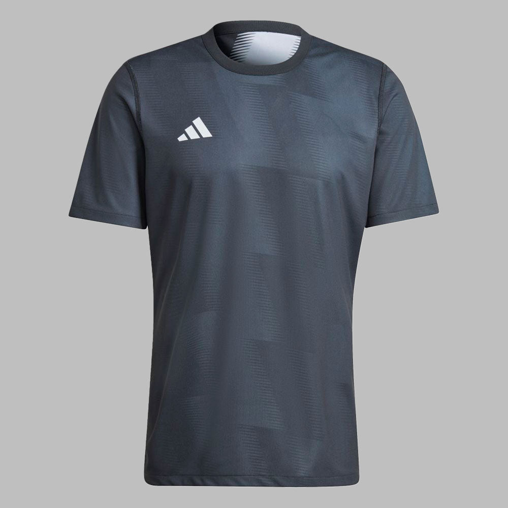 Camiseta adidas Hombre Doble Faz 24 - Negro-Gris