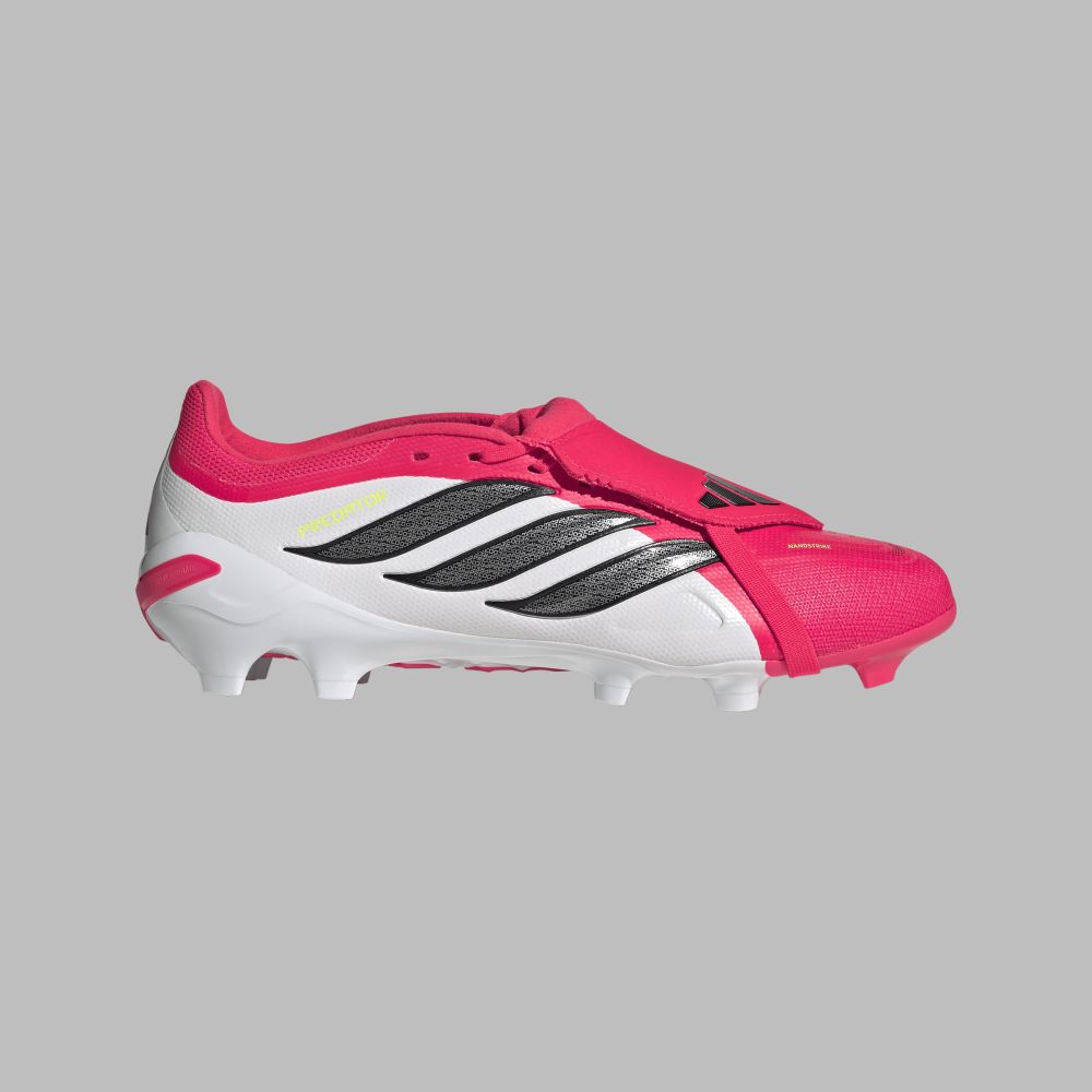 Guayos adidas Hombre  Predator League con Lengüeta Plegable FG - Rojo