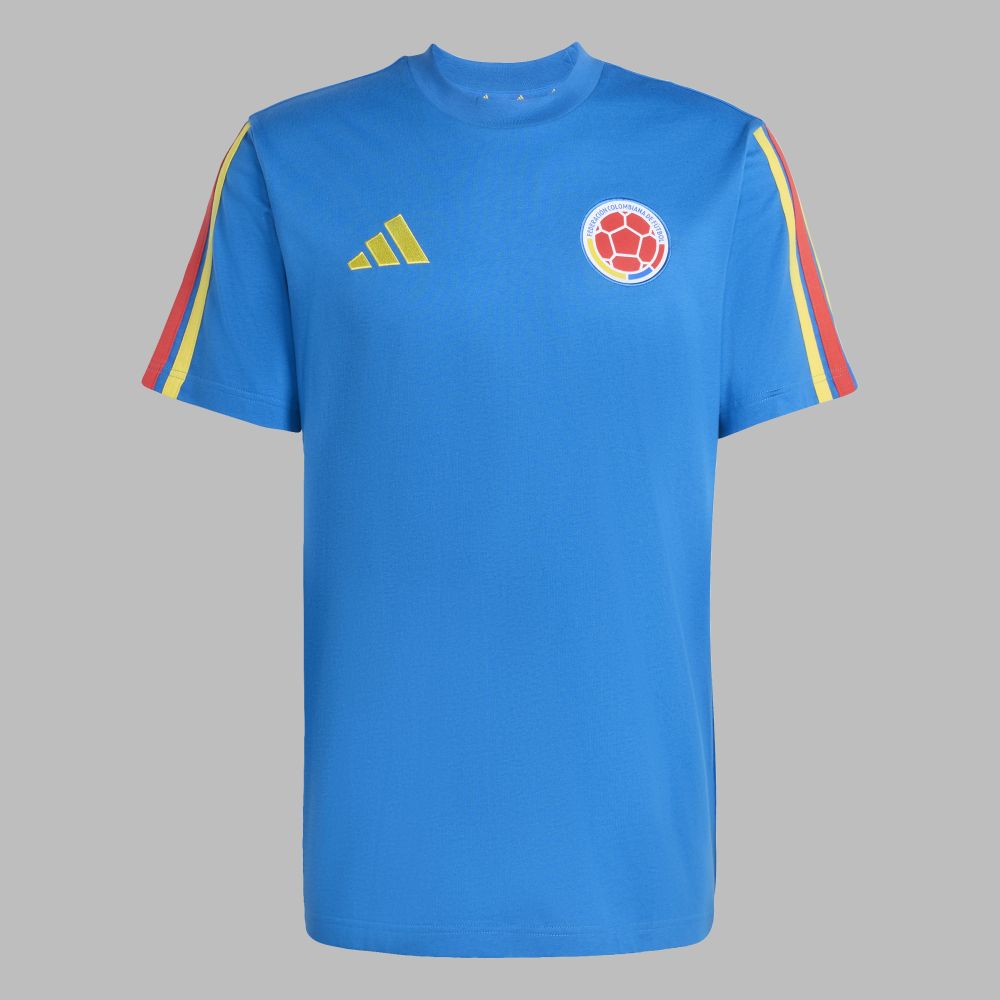 Camiseta adidas Hombre con ADN de Colombia - Azul