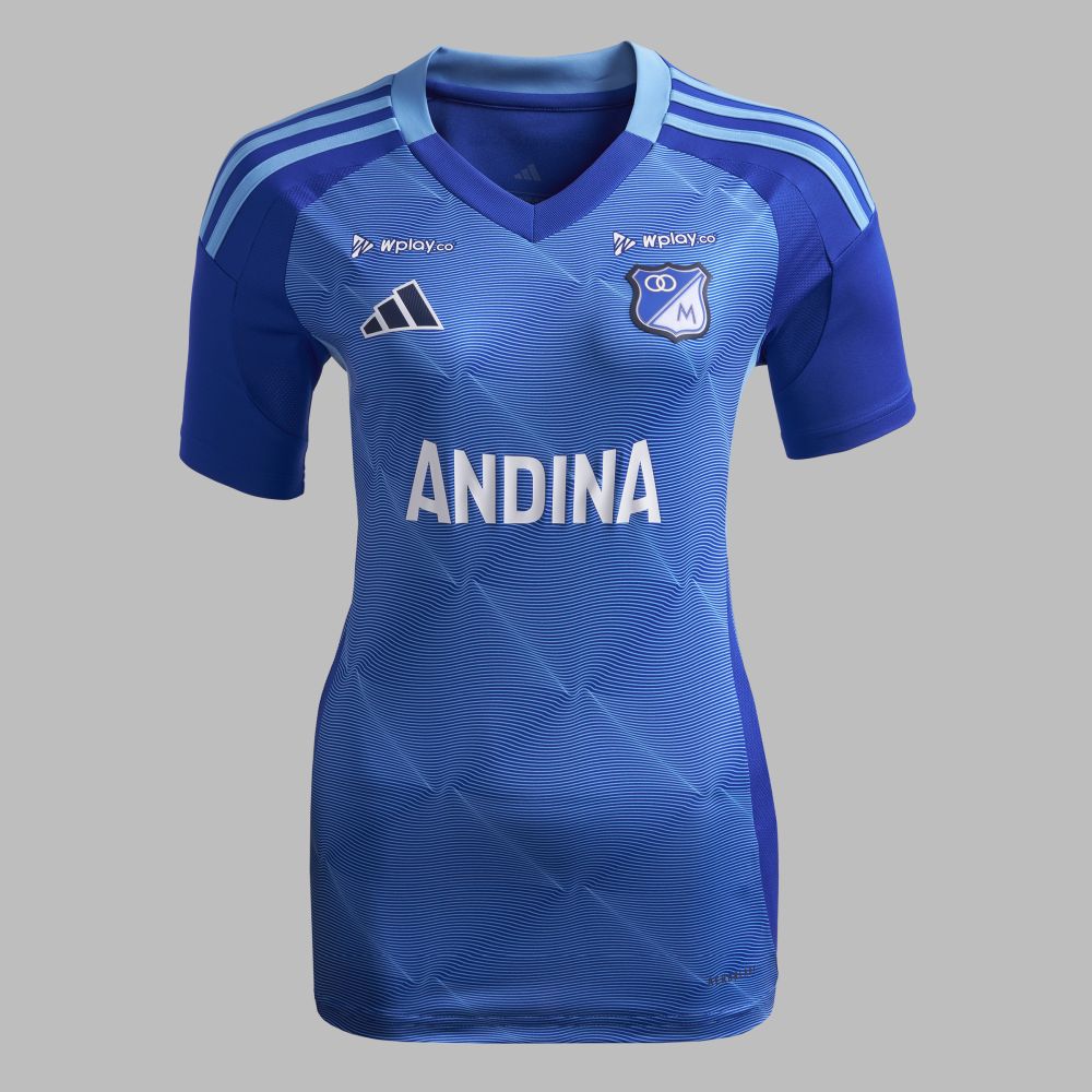 Camiseta adidas Mujer Local Millonarios FC 2025 - Azul