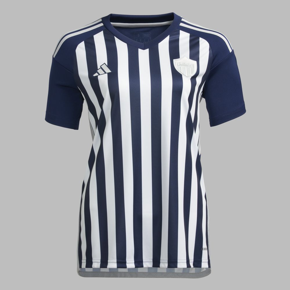 Camiseta adidas Mujer Visitante Junior 2024 - Azul-Blanco
