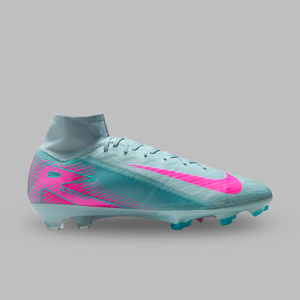 Guayos Nike Hombre Zm Superfly 10 Elite FG -Azul-Rosado