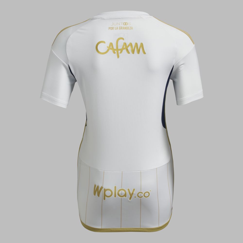 Camiseta adidas Mujer Visitante Millonarios 2024 - Blanco