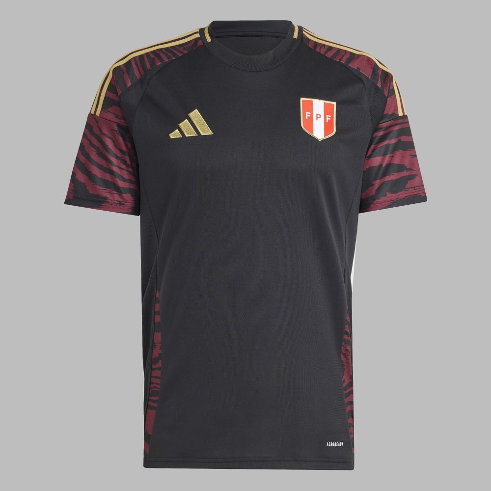 Camiseta adidas Hombre Visitante Selección Perú 24 - Negro