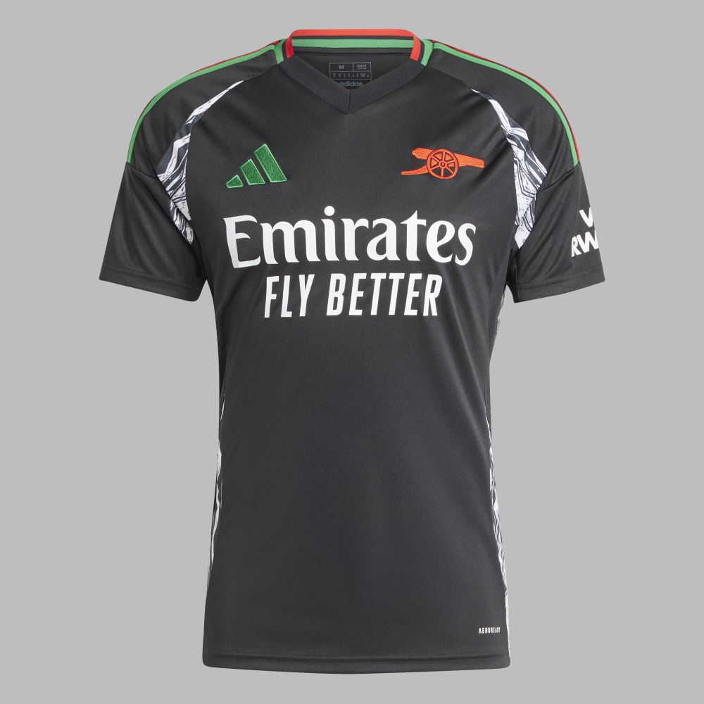 Camiseta adidas Hombre Visitante Arsenal 24/25 -  Negro