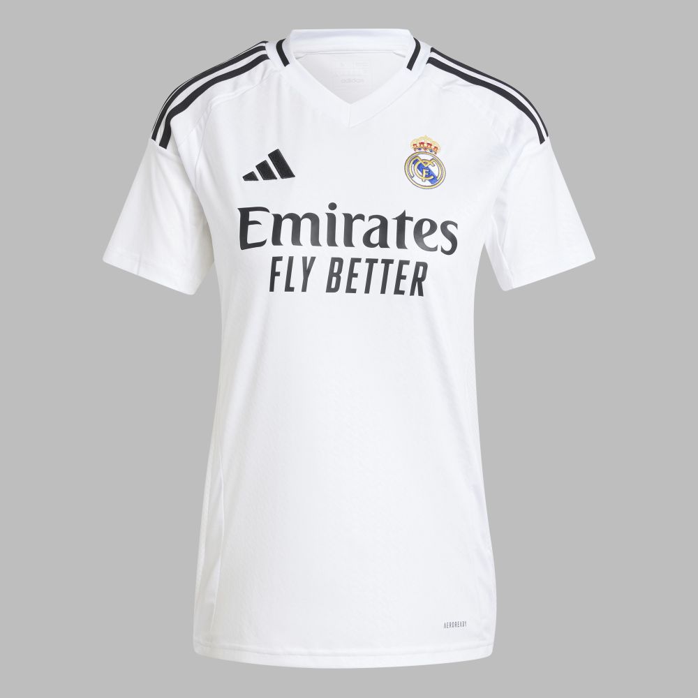 Camiseta adidas Mujer Local Real Madrid 24/25-Blanco