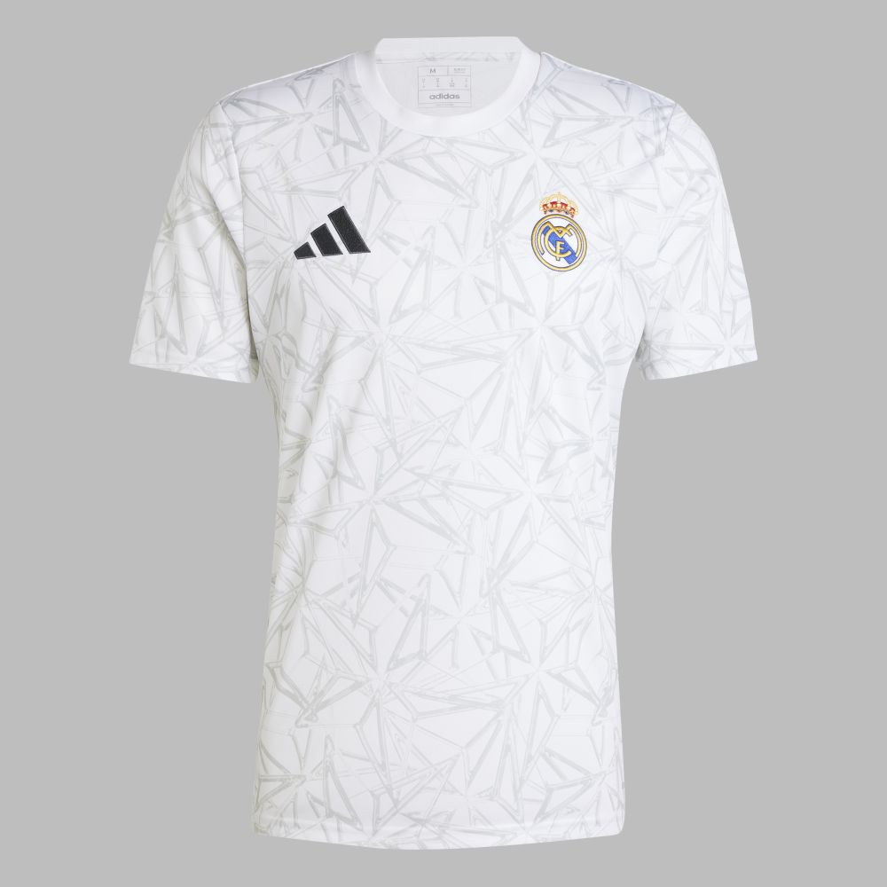 Camiseta adidas Hombre Prepartido Real Madrid - Blanco