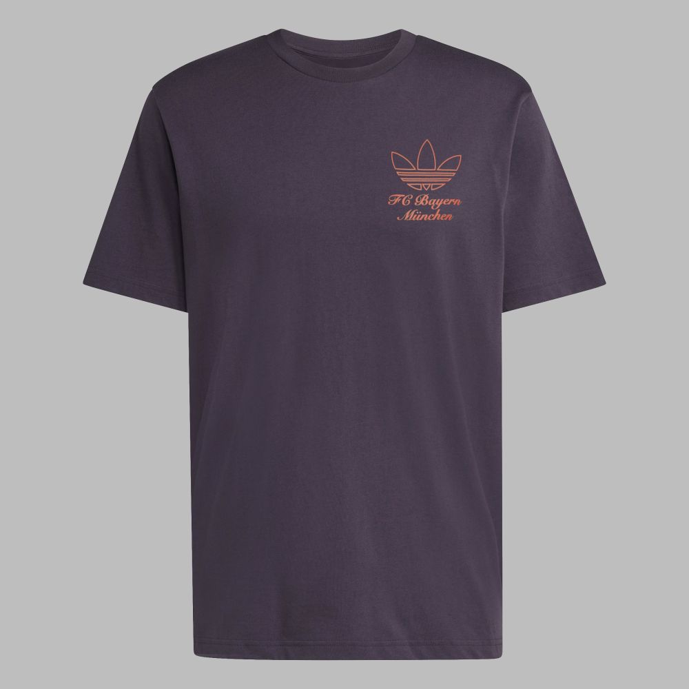 Camiseta adidas Hombre FCBayern Terrace Icons Graphi-Purpura