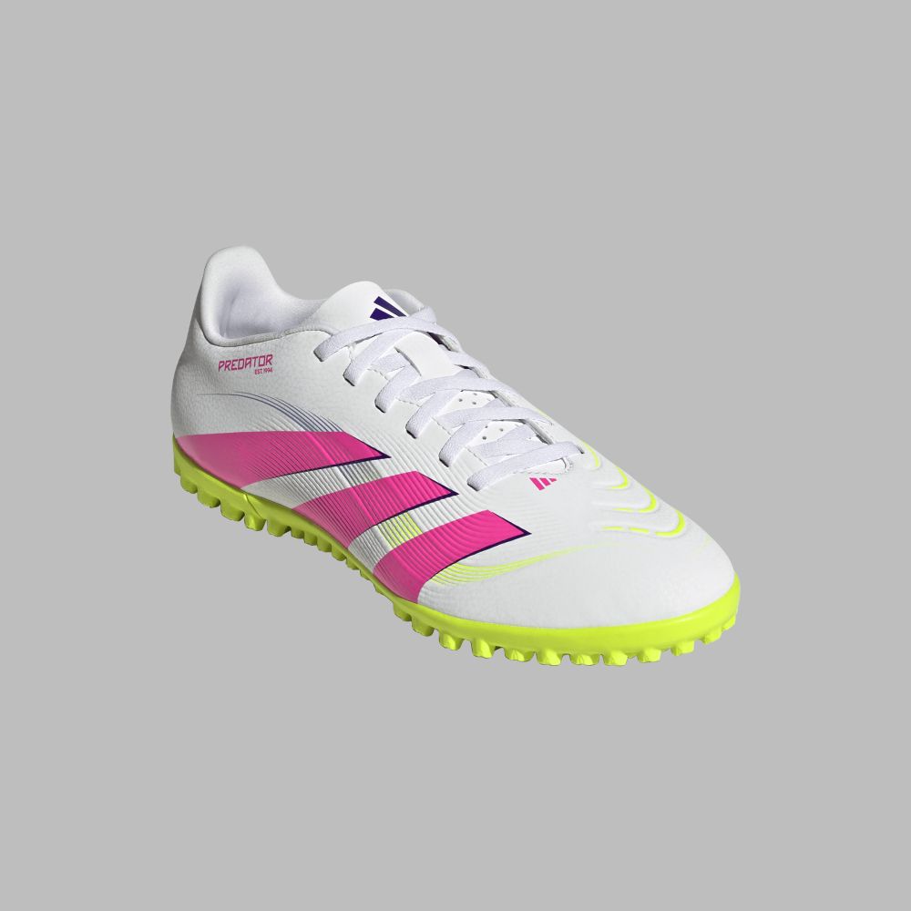 Torretin adidas Unisex Predator Club TF -Blanco/Rosado