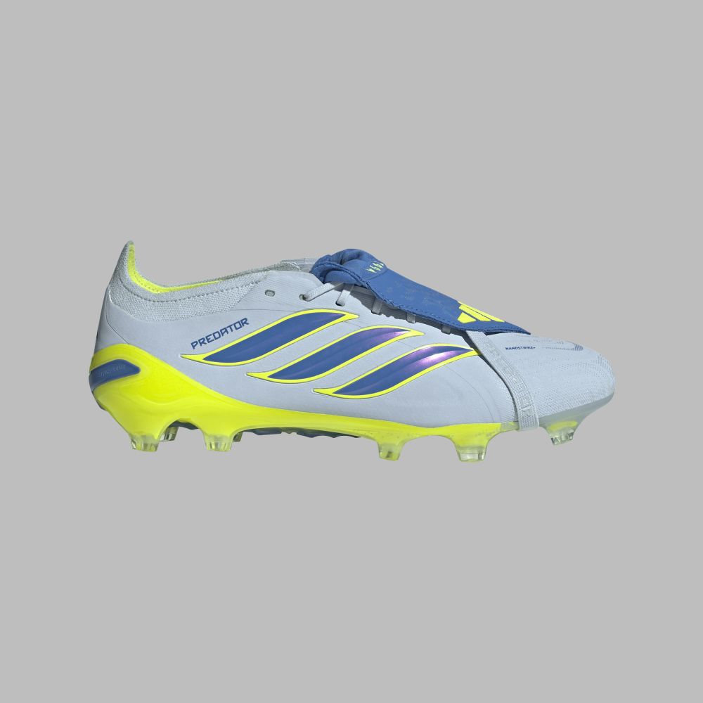 Guayos adidas Hombre Predator Elite con Lengüeta Plegable FG - Azul