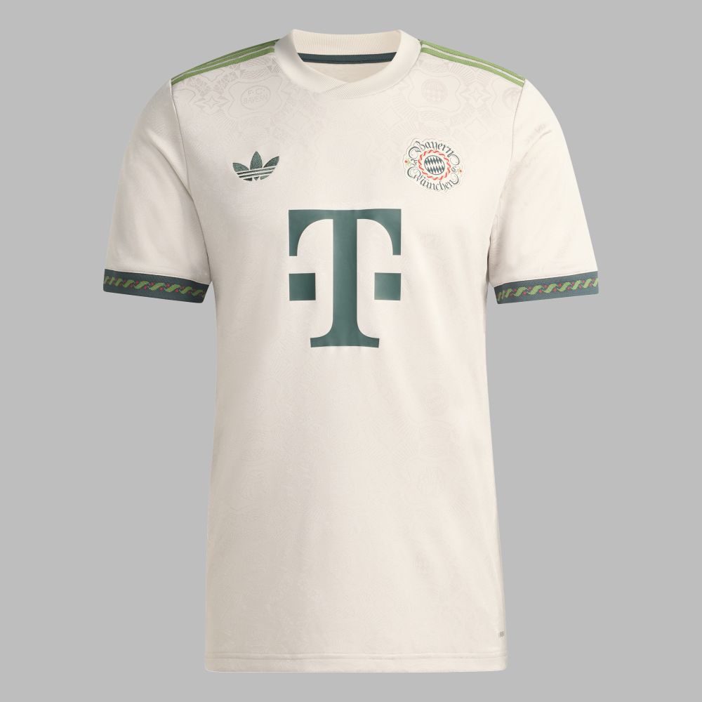 Camiseta adidas Hombre FC Bayern 25/26 Wiesn - Beige - Gris