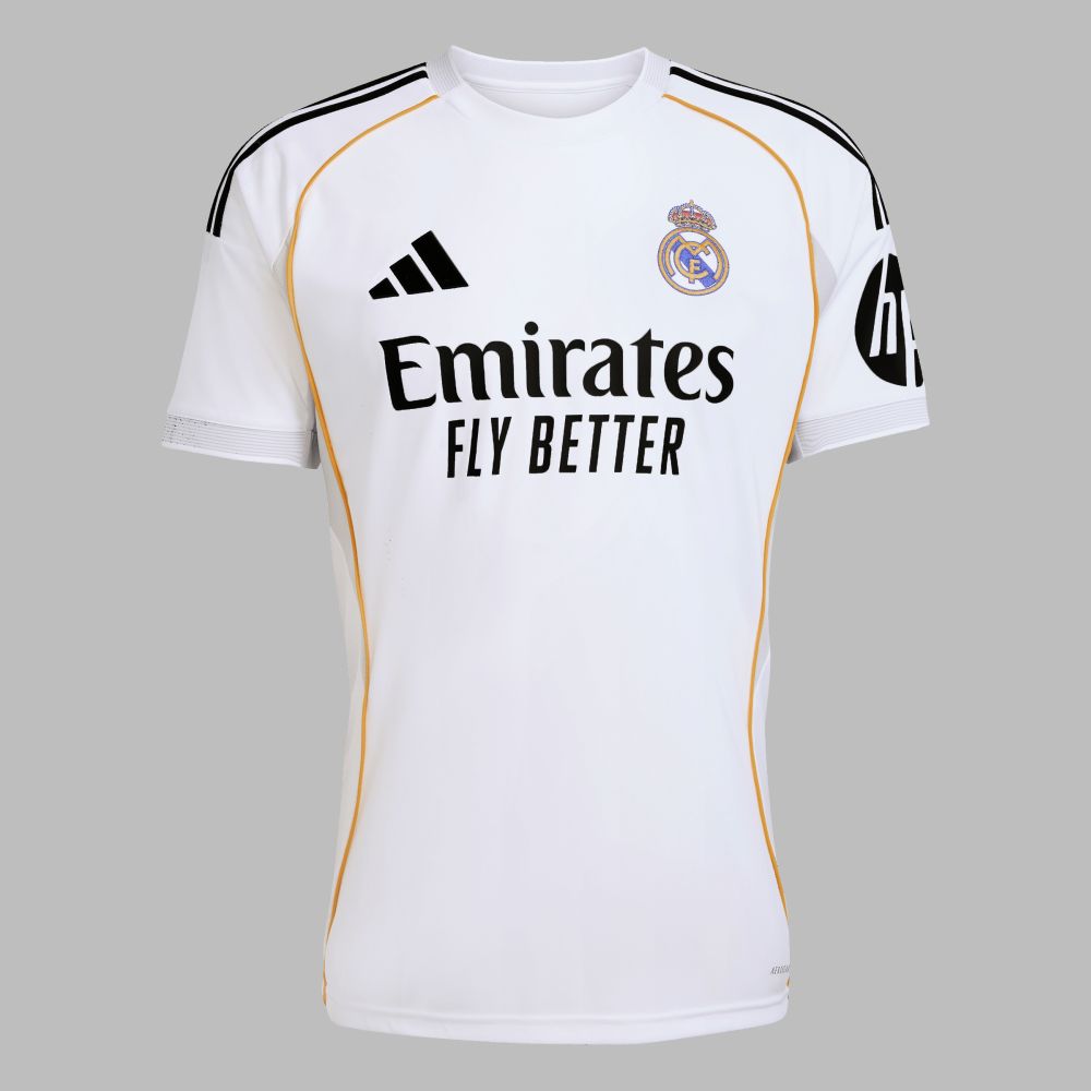 Camiseta adidas Hombre Local Real Madrid 25 -Blanco