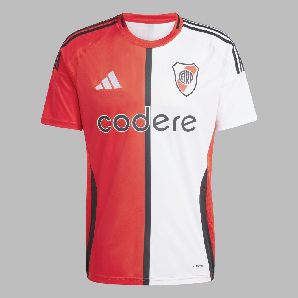 Camiseta adidas Hombre River Plate 3ra 24/25 -Blanco-Rojo