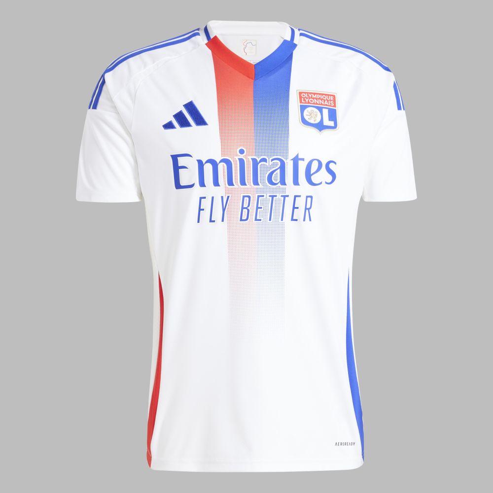 Camiseta adidas Hombre 1ra Equipacion OL 24- Blanco