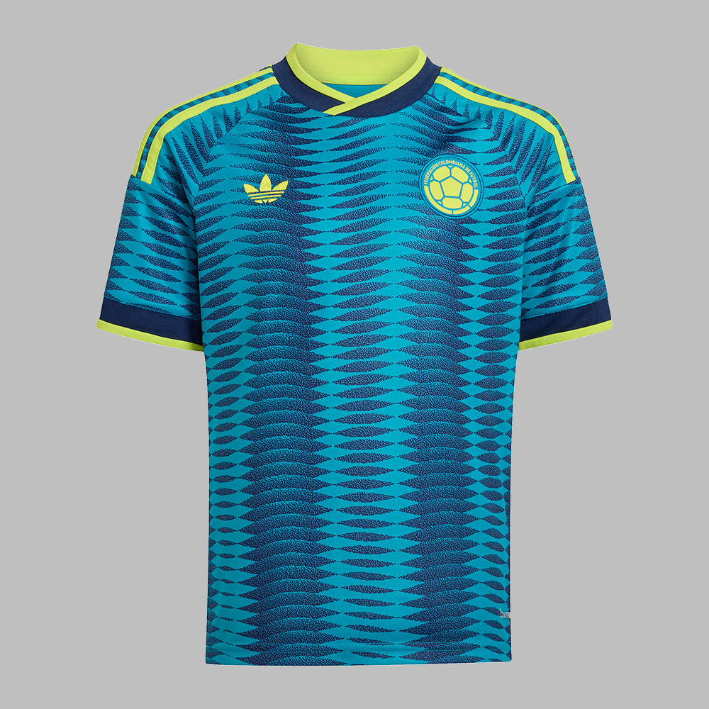 Camiseta adidas Niños Visitante Selección Colombia 26 - Azul