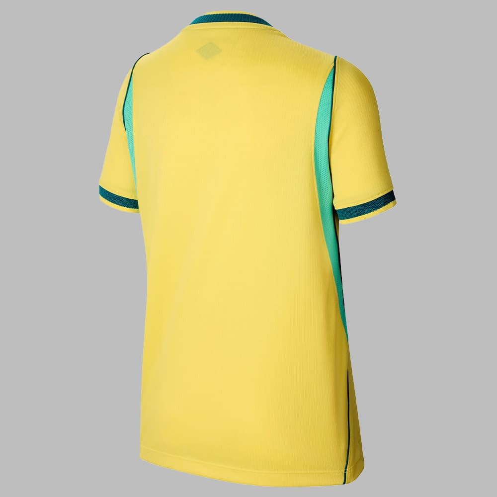 Camisetas Nike Niño Brasil Local Stadium - Amarillo
