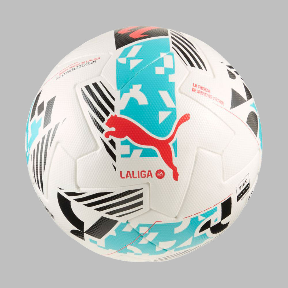 Balón Puma Unisex Orbita LaLiga 1 (Calidad FIFA® Pro)-Blanco