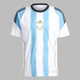 Camiseta adidas Hombre Entrenamiento Messi - Azul-Blanco